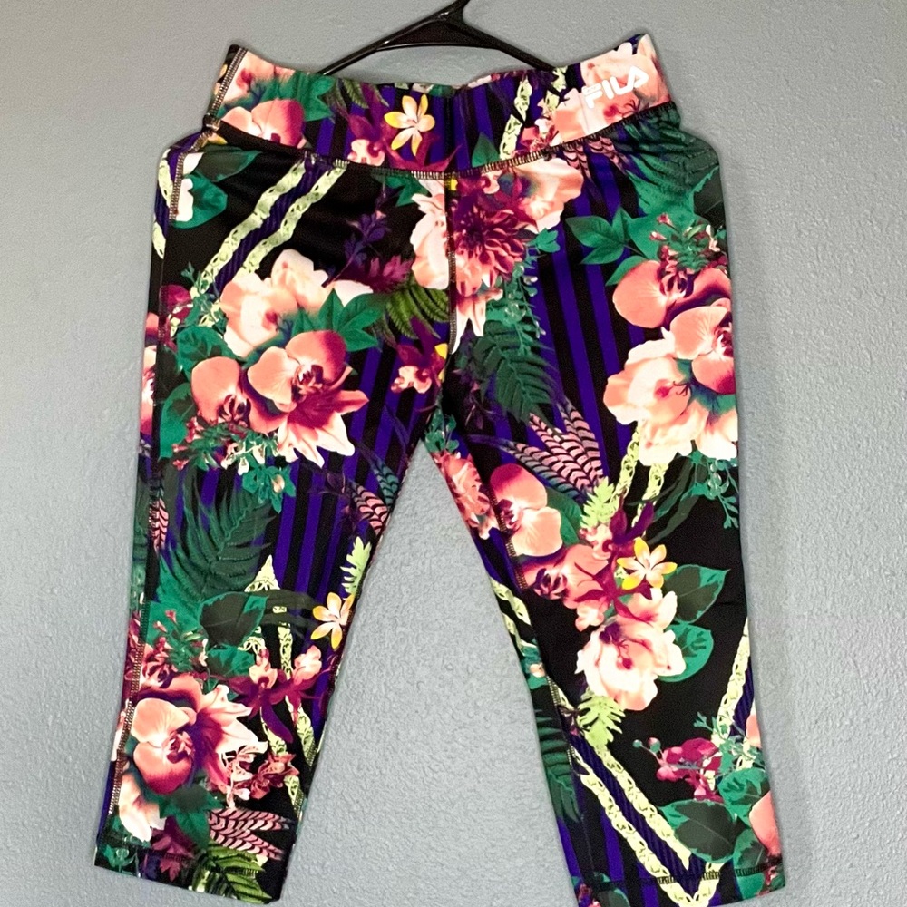 Tropical Print Leggings